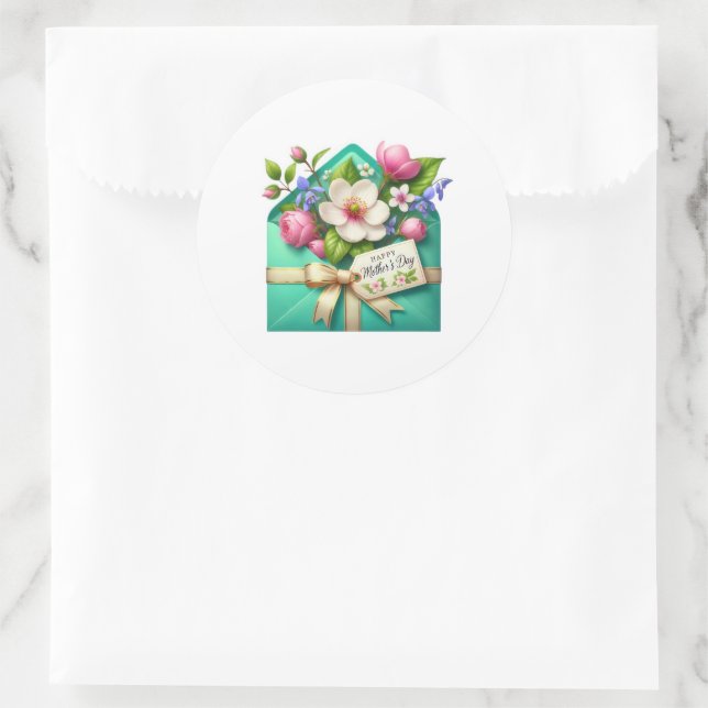 Muttertag-Aufkleber Runder Aufkleber (Tasche)