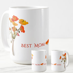 Muttertag Beste Mama Aller Zeiten Mohn Foto-Gesche Kaffeetasse
