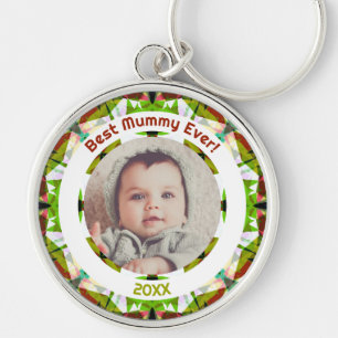 Muttertag Beste Mama-Ever Baby Kinder Foto Geschen Schlüsselanhänger