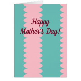 Muttertag, Bläschen rosa und aquamarine, hübsche K