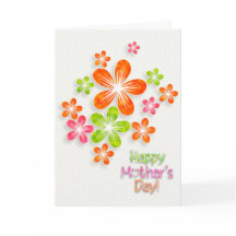 Muttertag - Blume und Herz für Spaß