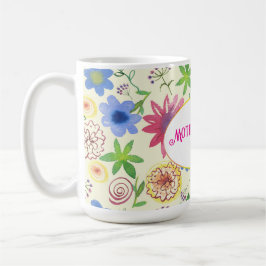 Muttertag, Blumenmuster Kaffeetasse
