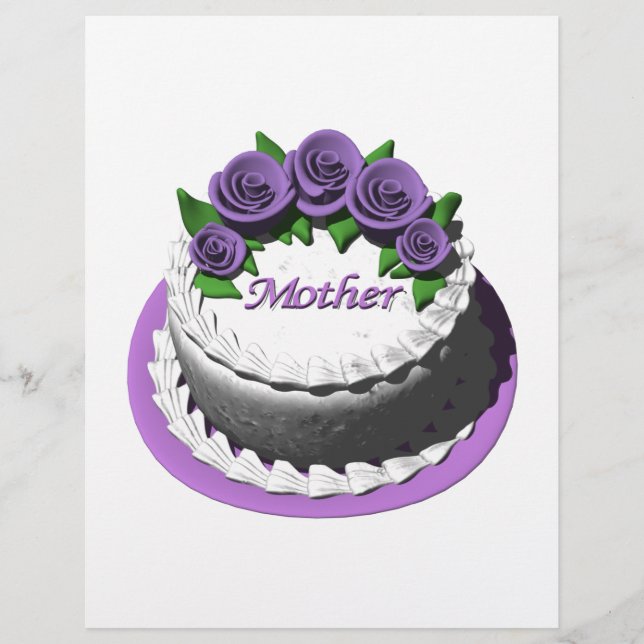 Muttertag Cake Flyer (Vorne)