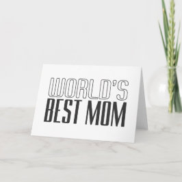 Muttertag der besten Mama der Welt| Grußkarte Karte