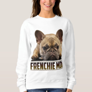 Muttertag der französischen Mama für Bulldogge-Mam Sweatshirt