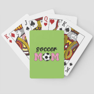 Muttertag der Fußball-Mama Spielkarten