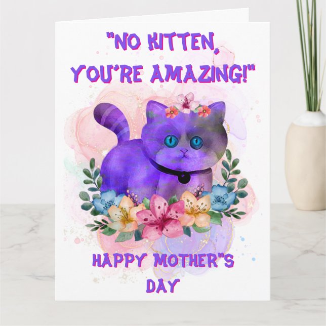 Muttertag der phantastischen Mama Karte (Vorderseite)