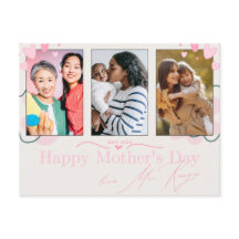 Muttertag der rosa Herzen