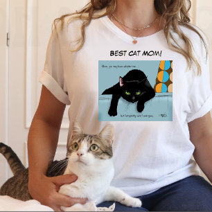 Muttertag der Schwarzen Katze T-Shirt