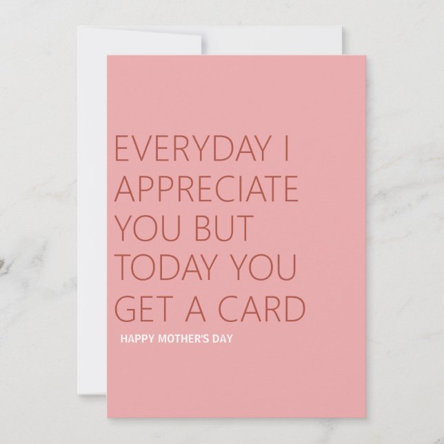 Muttertag der Sonne Feiertagskarte (Vorderseite)