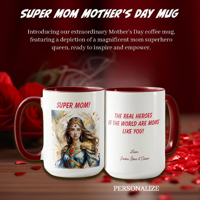 Muttertag der Super-Mama Tasse (Von Creator hochgeladen)