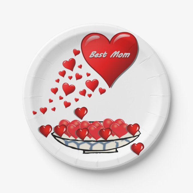 Muttertag der Teller (Vorderseite)