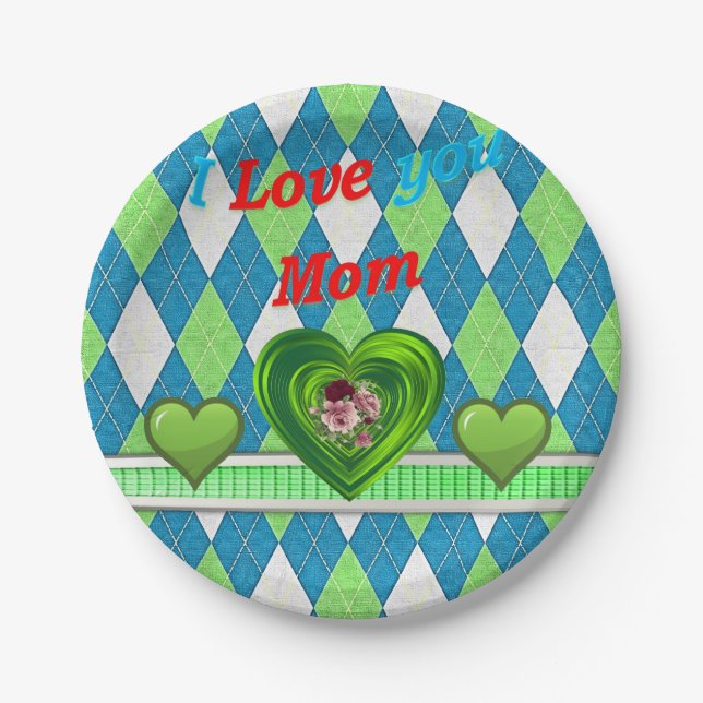 Muttertag der Teller (Vorderseite)