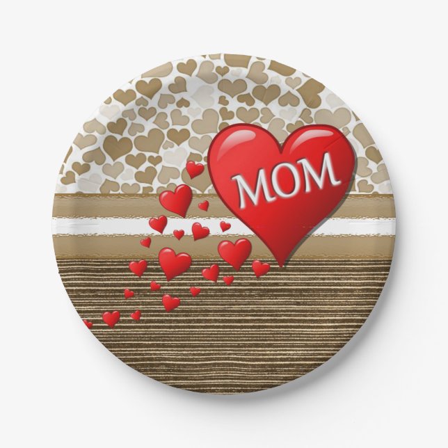 Muttertag der Teller (Vorderseite)