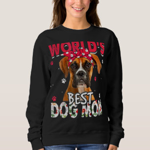 Muttertag der weltbesten Boxer-Mama der Welt 1 Sweatshirt