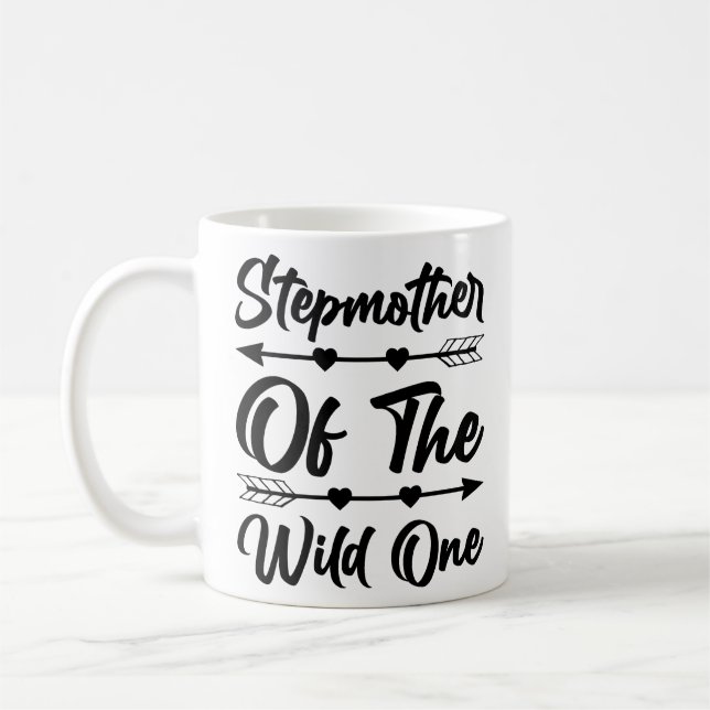 Muttertag der wilden Mutter Kaffeetasse (Links)