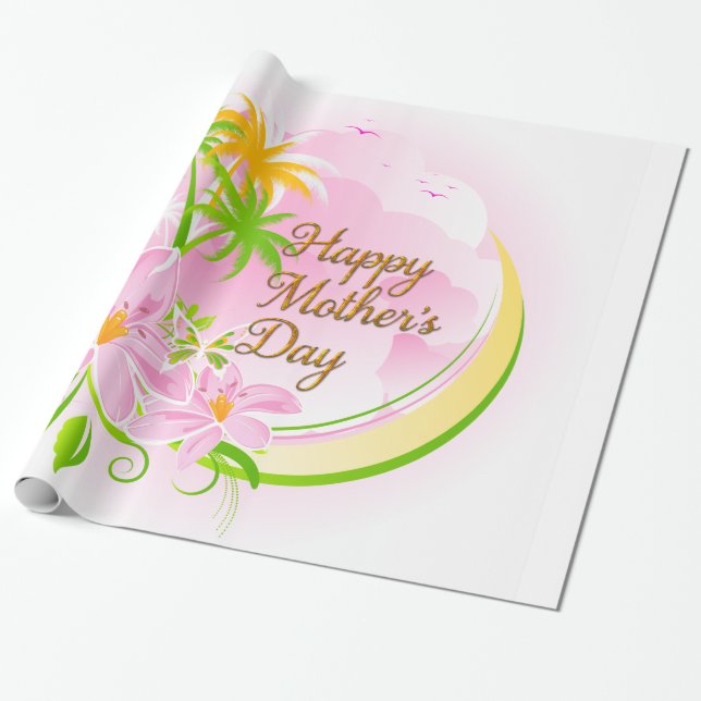 Muttertag des Glücks 34 Geschenkpapier (Ungerollt)