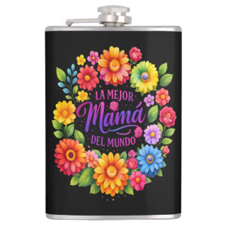 Muttertag Die beste Mama der Welt Flachmann