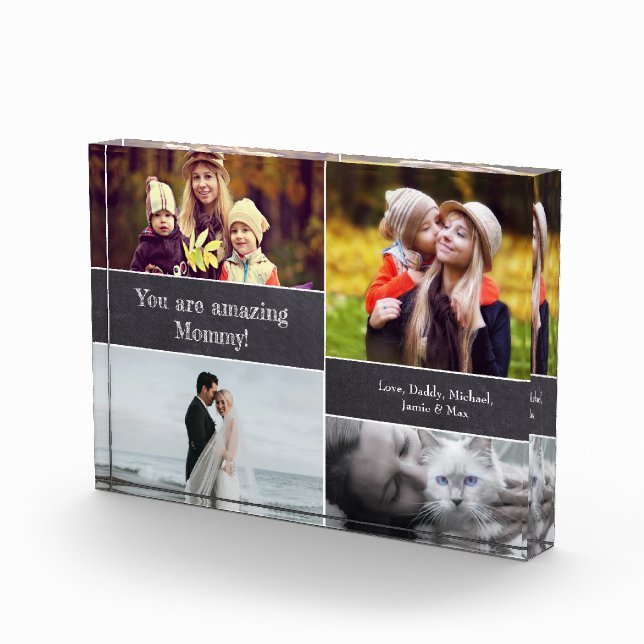 Muttertag Du bist Phantastisch Mama Foto Collage (Rechts)