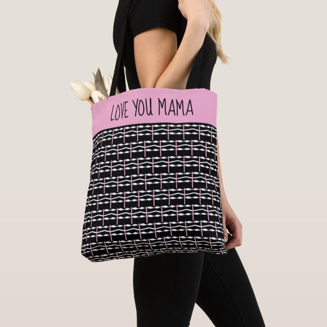 Muttertag Ethnisches afrikanisches Kunstmuster Tasche (Von Nahem)