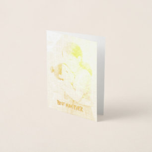 Muttertag Foto-Flachkarte anpassen Folienkarte