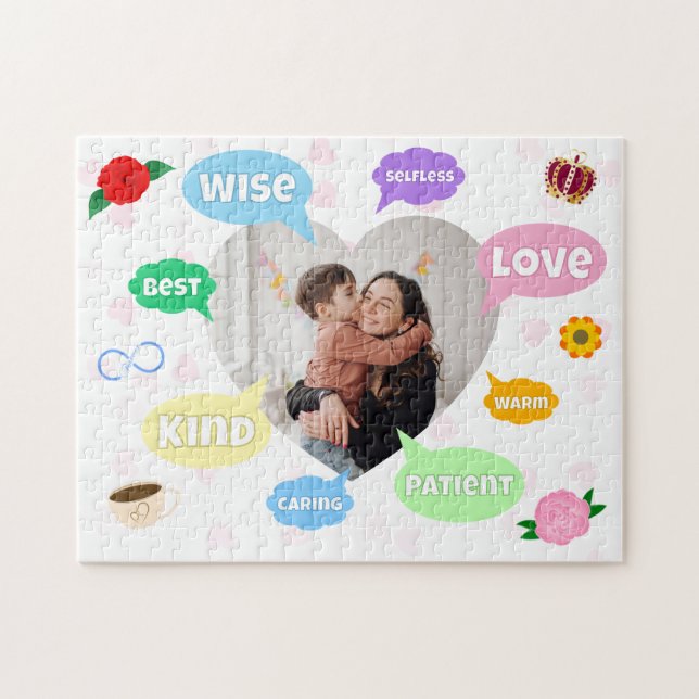 Muttertag Foto Wortwolken Beste Mutter (Horizontal)