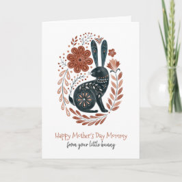 Muttertag für Mommy Woodland Sonntag Karte