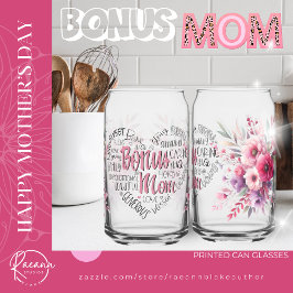 Muttertag gedruckte Can-Brille Dosenglas