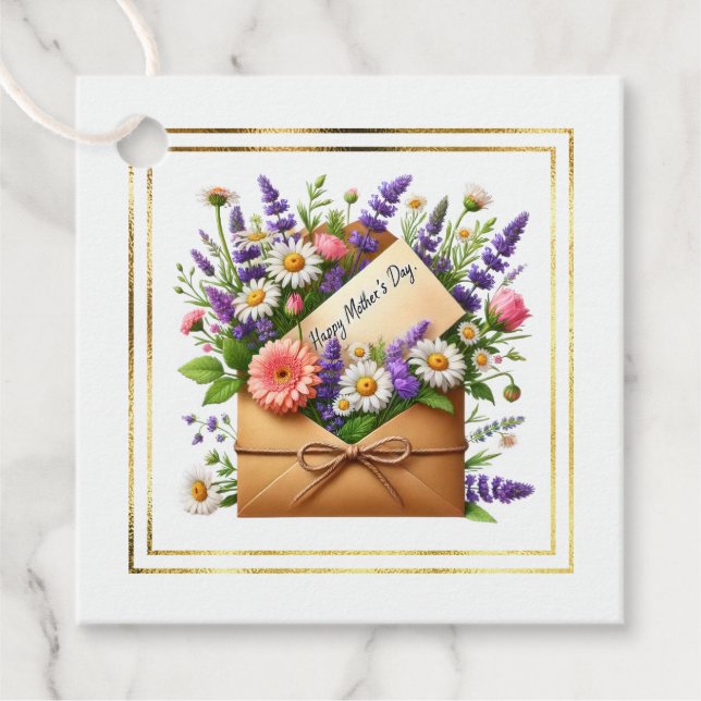 Muttertag Geschenk-Anhänger Geschenkanhänger (Vorderseite)