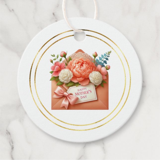 Muttertag Geschenk-Anhänger Geschenkanhänger (Vorderseite)