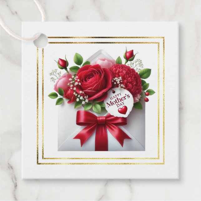 Muttertag Geschenk-Anhänger Geschenkanhänger (Vorderseite)