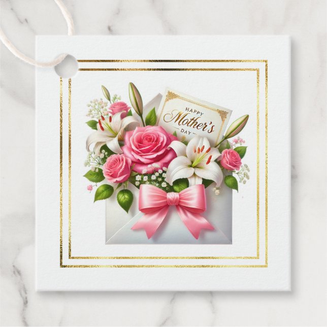 Muttertag Geschenk-Anhänger Geschenkanhänger (Vorderseite)