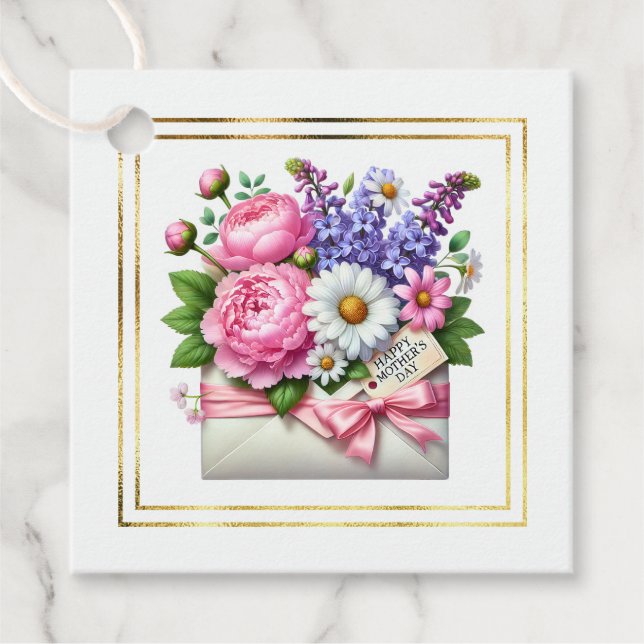 Muttertag Geschenk-Anhänger Geschenkanhänger (Vorderseite)