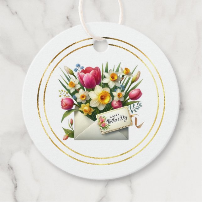 Muttertag Geschenk-Anhänger Geschenkanhänger (Vorderseite)