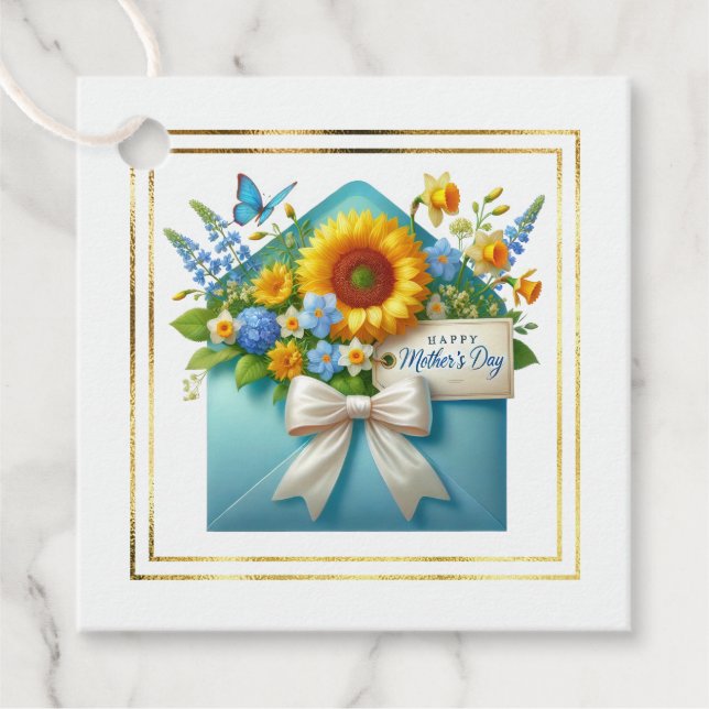 Muttertag Geschenk-Anhänger Geschenkanhänger (Vorderseite)