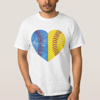 Muttertag Geschenk Herz Baseball T-Shirt