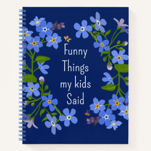 Muttertag Geschenk Notizbuch was Kinder sagen