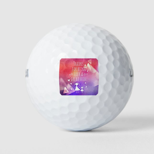 Muttertag! Golfball (Vorderseite)