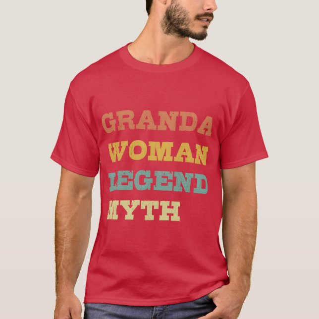 Muttertag Großmutter-Geschenk T-Shirt (Vorderseite)