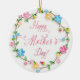 Muttertag - Hübscher Frühling Florals Wreath WA Keramikornament (Vorne)