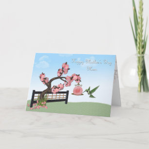 Muttertag Hummingvogel Karte