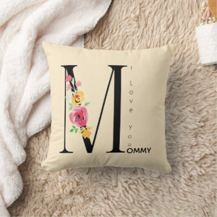 Muttertag, ich liebe dich Mama, Modern, Einfach  Kissen