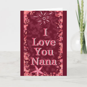 Muttertag, ich Liebe dir, Nana Karte
