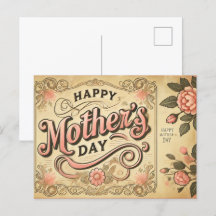 Muttertag im Vintagen Stil