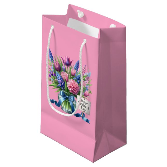 Muttertag  kleine geschenktüte (Vorderseite Schrägansicht)
