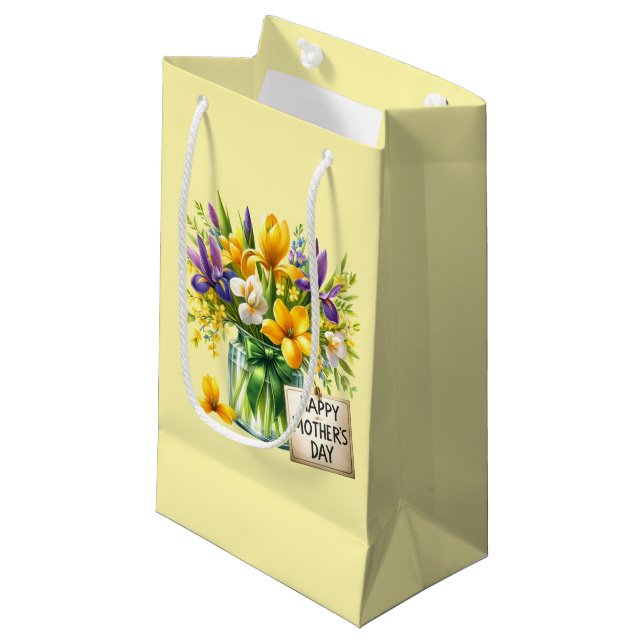 Muttertag  kleine geschenktüte (Vorderseite Schrägansicht)