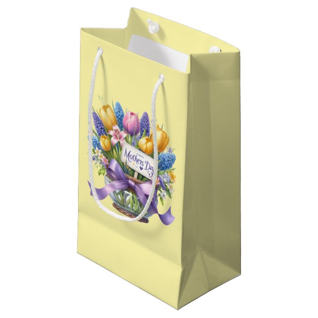 Muttertag  kleine geschenktüte (Vorderseite Schrägansicht)