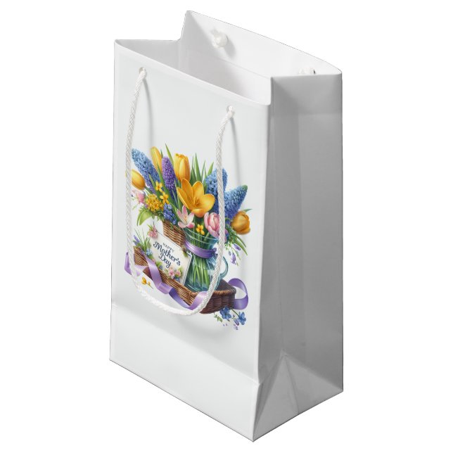 Muttertag  kleine geschenktüte (Vorderseite Schrägansicht)