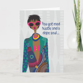 Muttertag - Mad hustle, dope Soul Dankeskarte