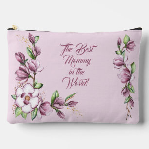 Muttertag Magnolia Blume Wasserfarbe Zubehörtasche